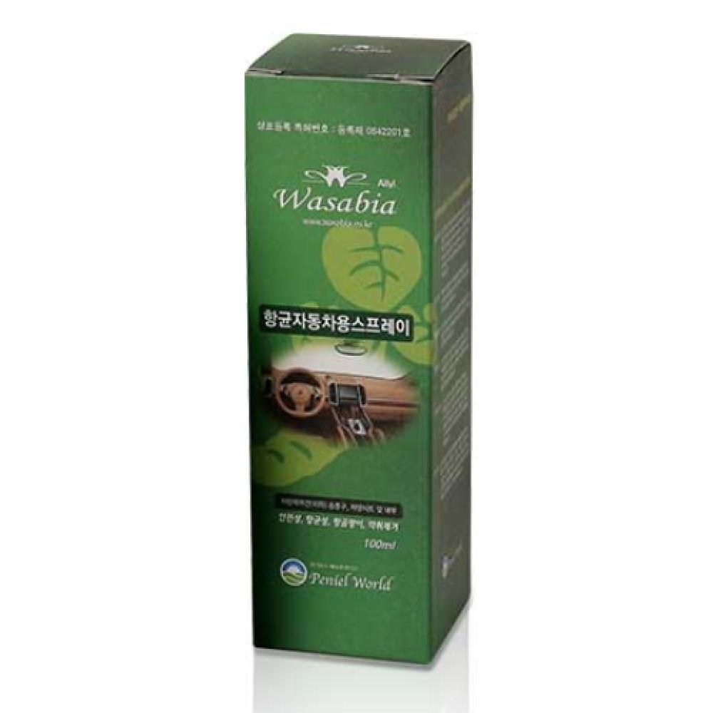 Antibacterial spray for cars