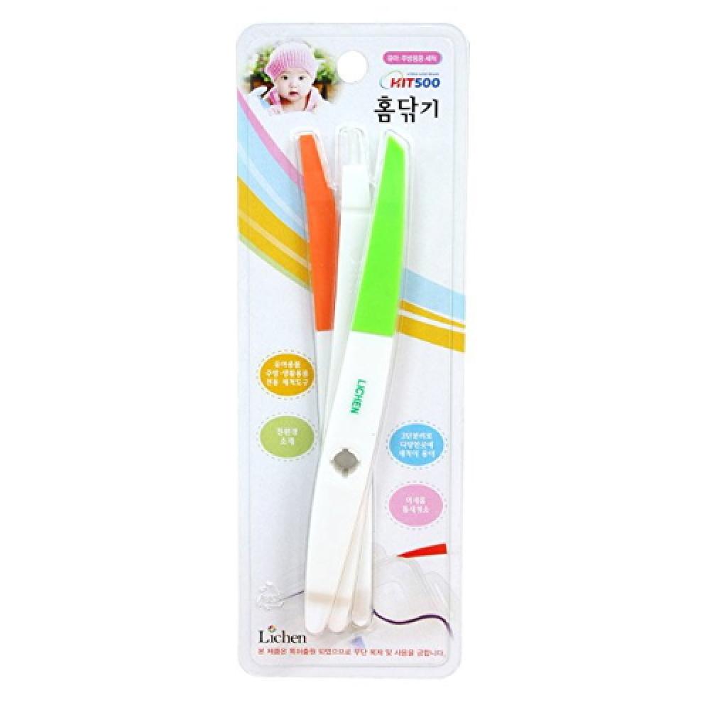 Dirt BYE Cleaning Tool - White Orange and Green