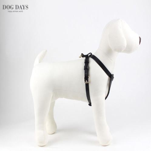 Premium leather harness T type (Black)