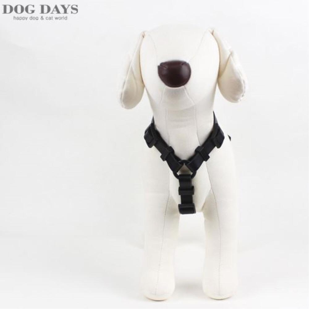 Retro leather black harness(Black)