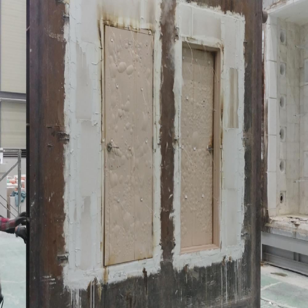 Wooden fire rated door