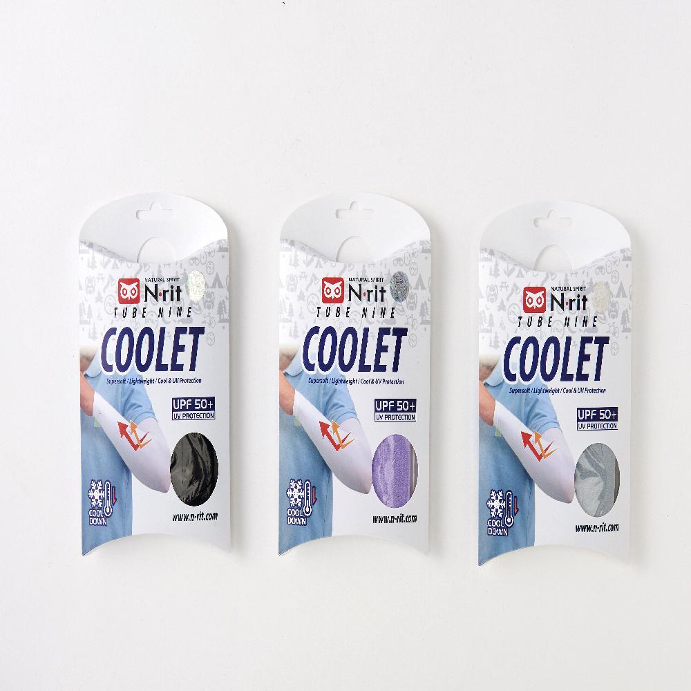 N-rit Sports Sleeves COOLET2, COOLET GLOVE, Cooling arm sleeve, UV protection