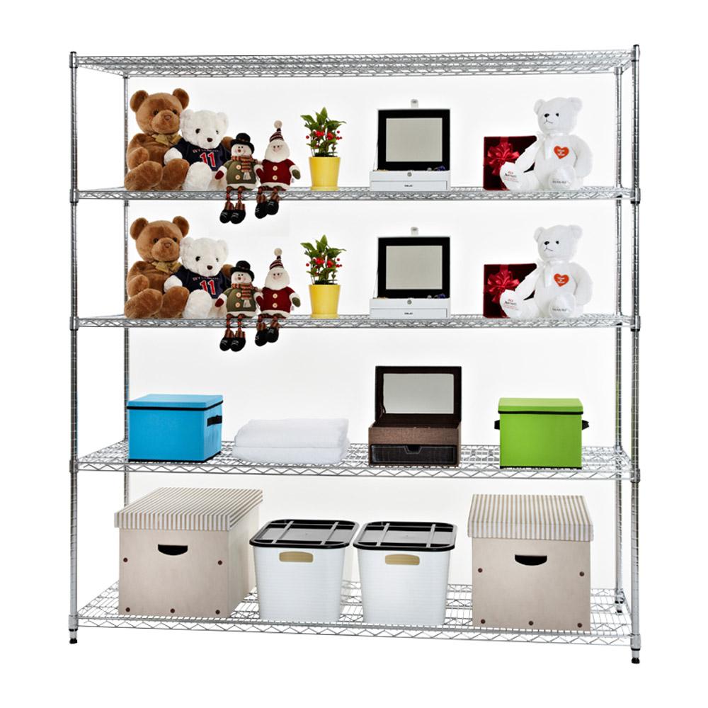 Metal rack 5-layer storage shelves IS-18261180 5S
