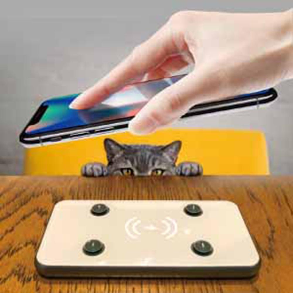 Octocell 5000mAh Wireless Dual USB Quick Charge Power Bank / Black Color