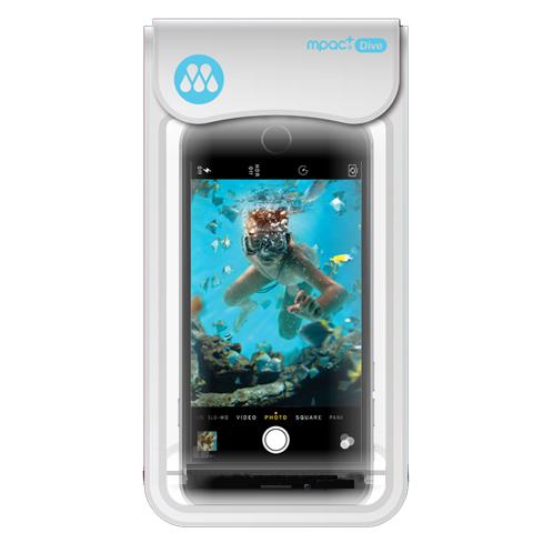 Mpac Smartphone Waterproof Scuba Divers Case White