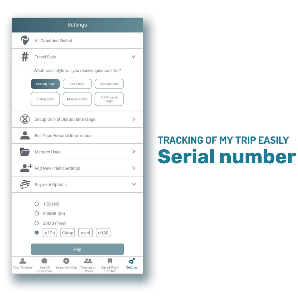 [NOMAD NOTE] Record your trip App  Voucher 600MB (1GB)