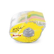 Scalla Memo Tape 10mm Set Sticky Note Adhesion Dispenser 3 Colors Labeling Office Supply Dispenser