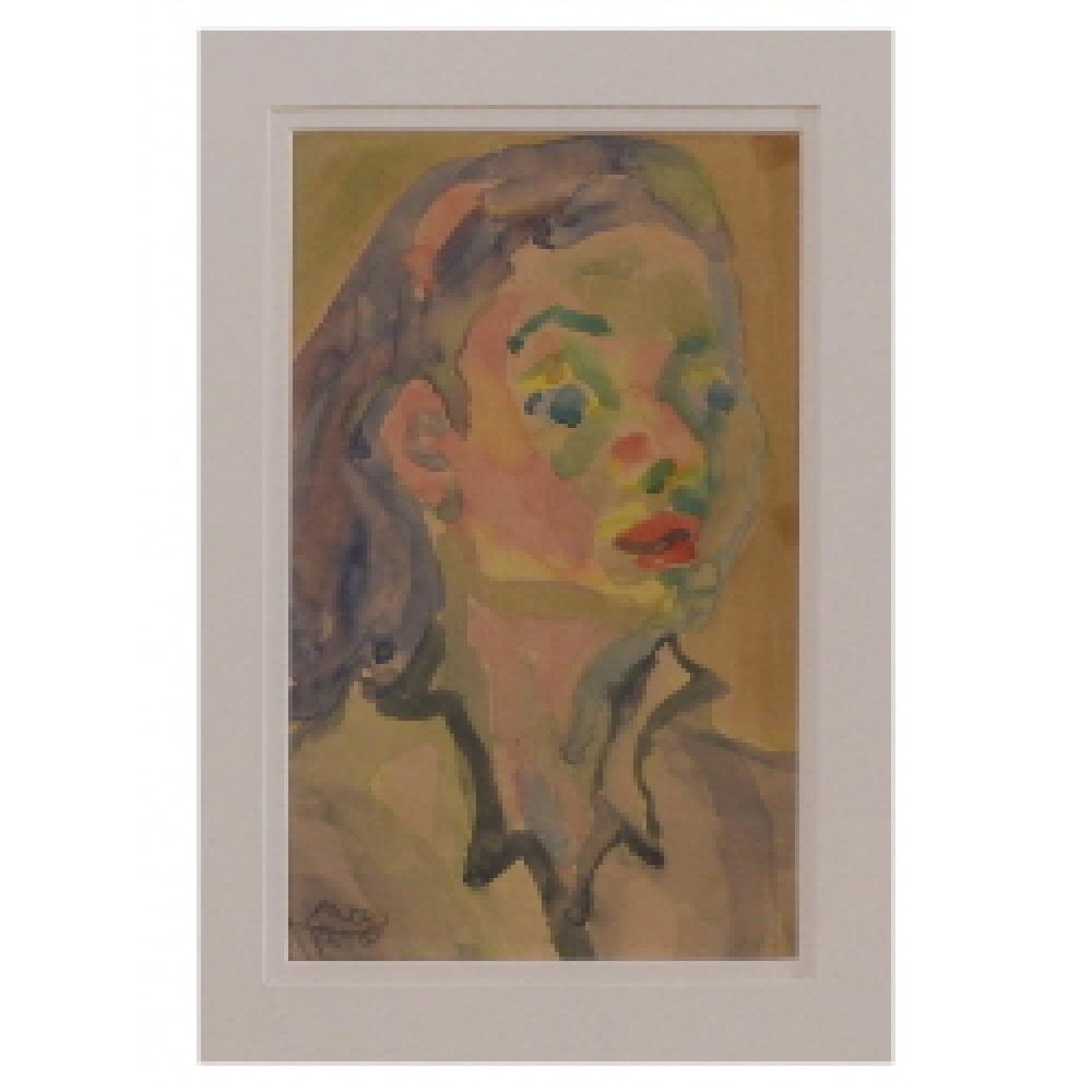 Art Gallery Watercolor "Portrait of Woman" Korean Premier Artist DONG-SHIN BAE - 20200122 Korea