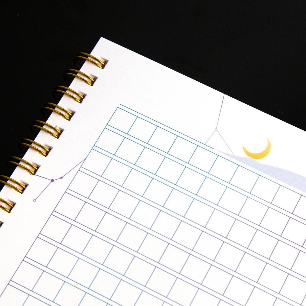 Squared Manuscript Paper Note