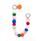 [ARNO Beads] Colorful Smile - Detachable Beads Wrist Strap