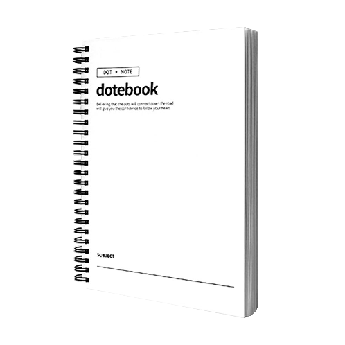 Dote Book (DOT + NOTE) A5 Size Functional Note Office Supplies Stationery