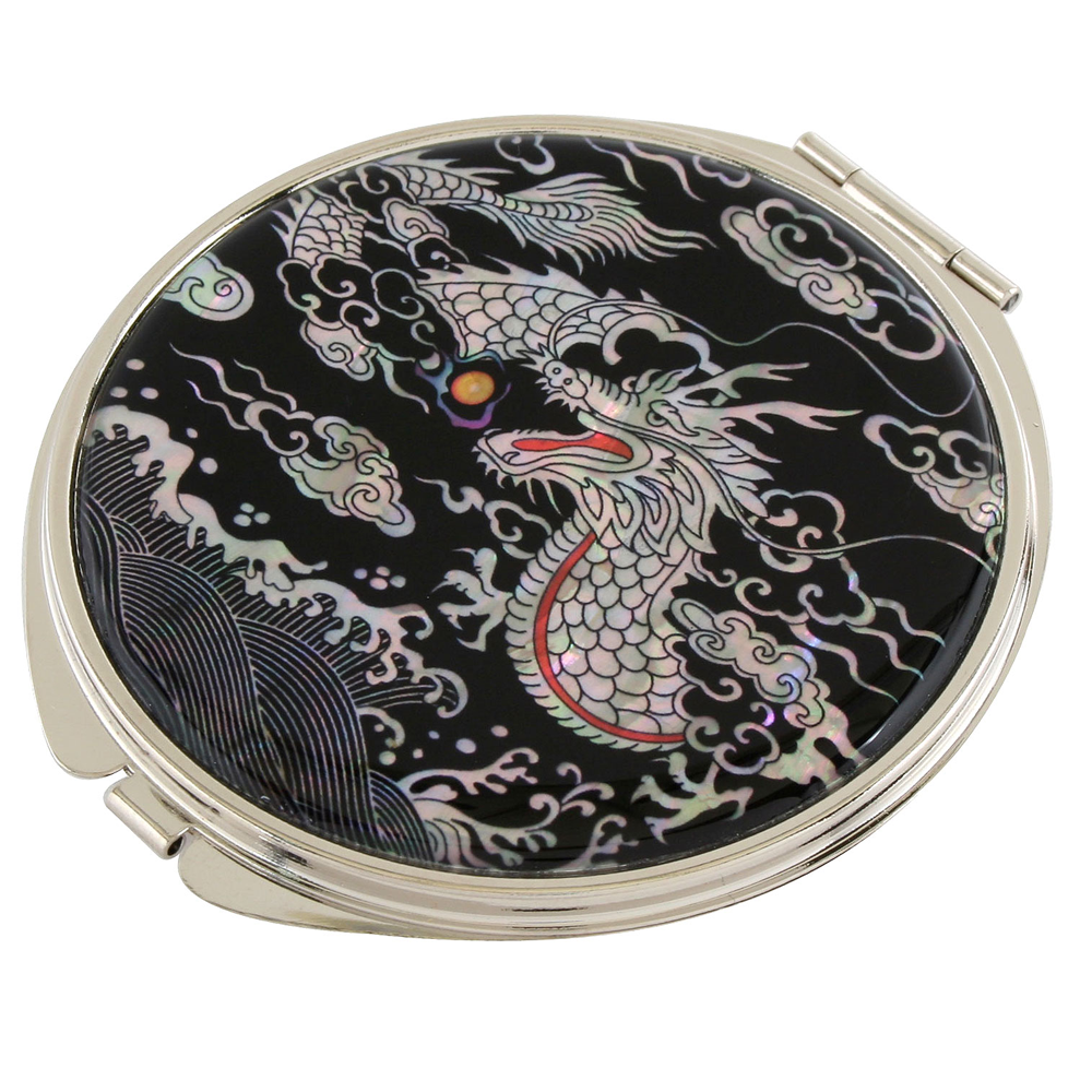 Portable Makeup Compact Double Magnifying Mirror Cosmestic Foldable Pocket Style