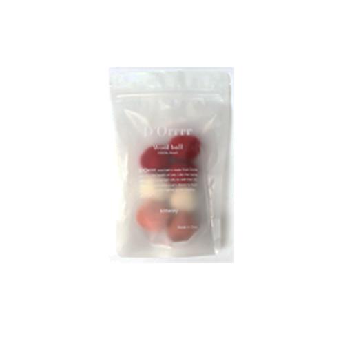 6 wool balls(pink)