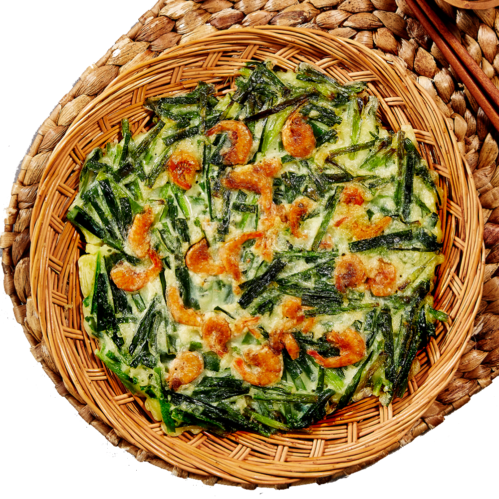 Dried Shrimp & chives Pancake