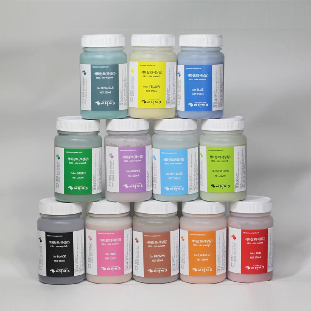 COLOR ENGOBE 12 Color Set (500ml)
