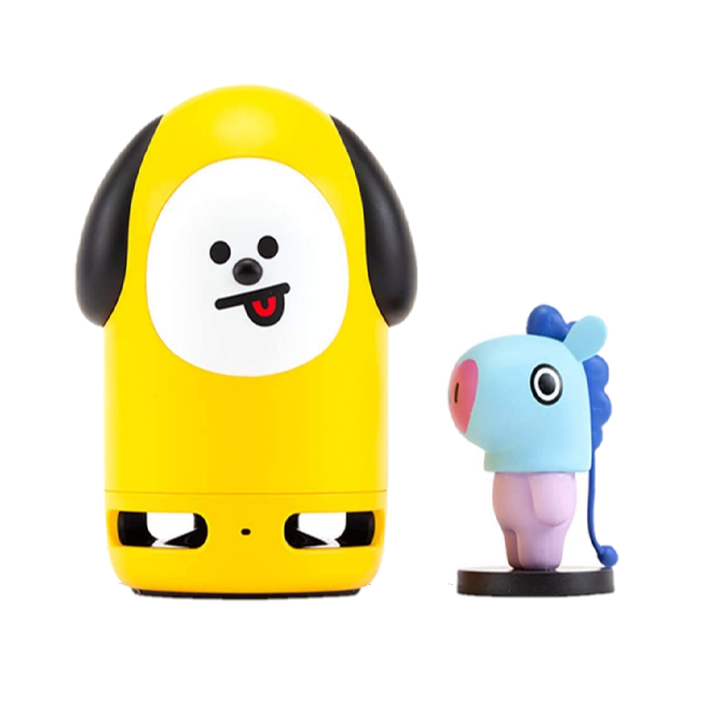 BT21 Official BTS Friends Duo Bluetooth Stereo Speaker & Figure Set (Speaker CHIMMY + Figure MANG)