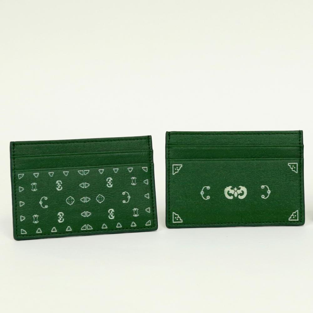 Bat pattern card wallet