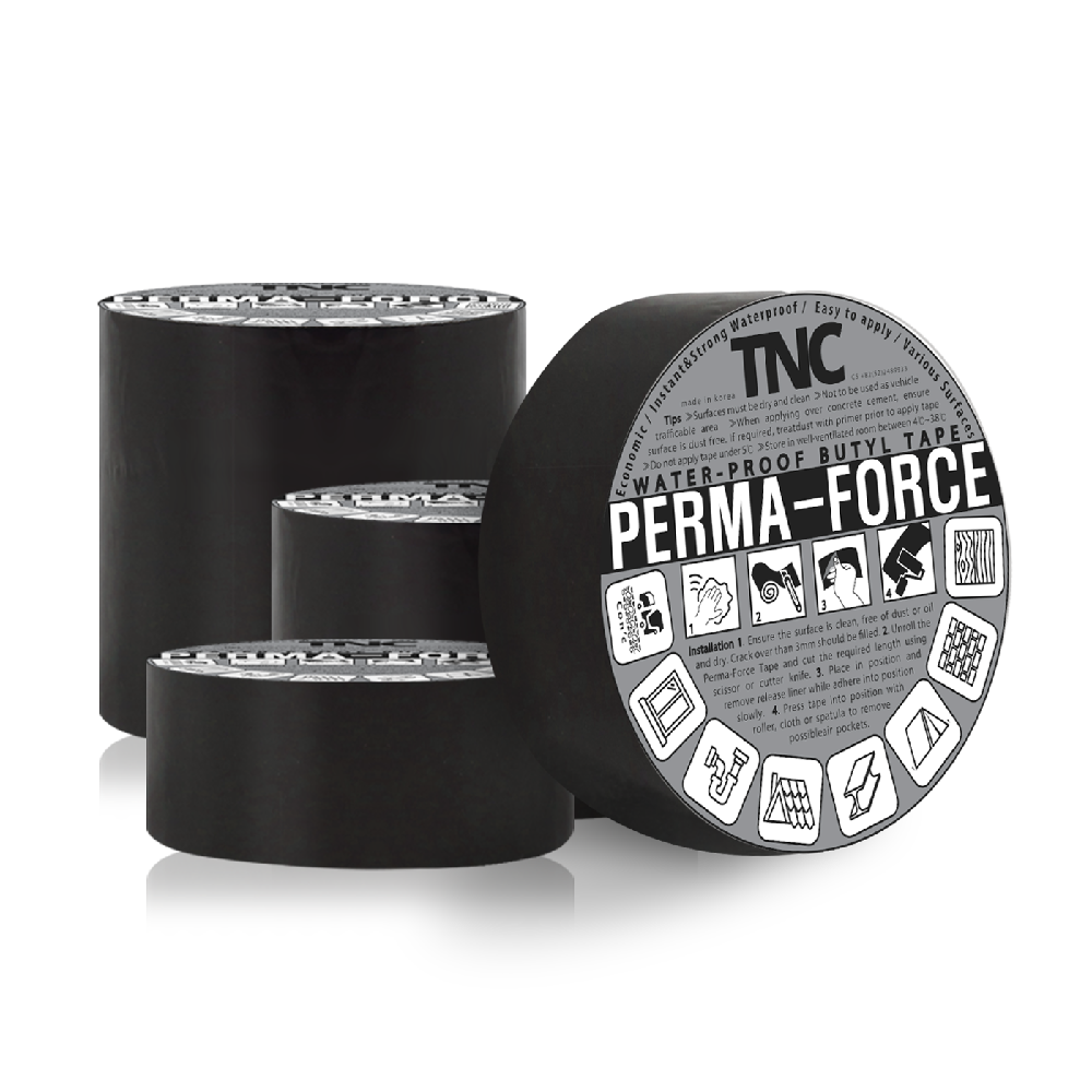 Butyl waterproof tape 5 cm  - silver