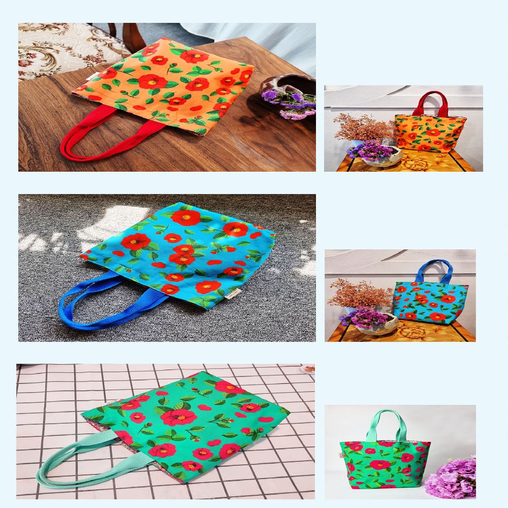 Camellia Pastel Mini Eco Bag