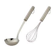 Cruzine Sting Cooking Tool 2p Set ( Ladle + Whisk Set)