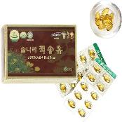 HELLO KFOOD SOLNARA Pine Needle Oil (60 Capsules / 1Box) - Wild Crafted Red Korean Pine Needle, Cert