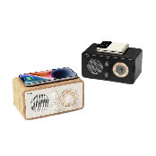 Classic Dial Wireless Charging Radio Speaker