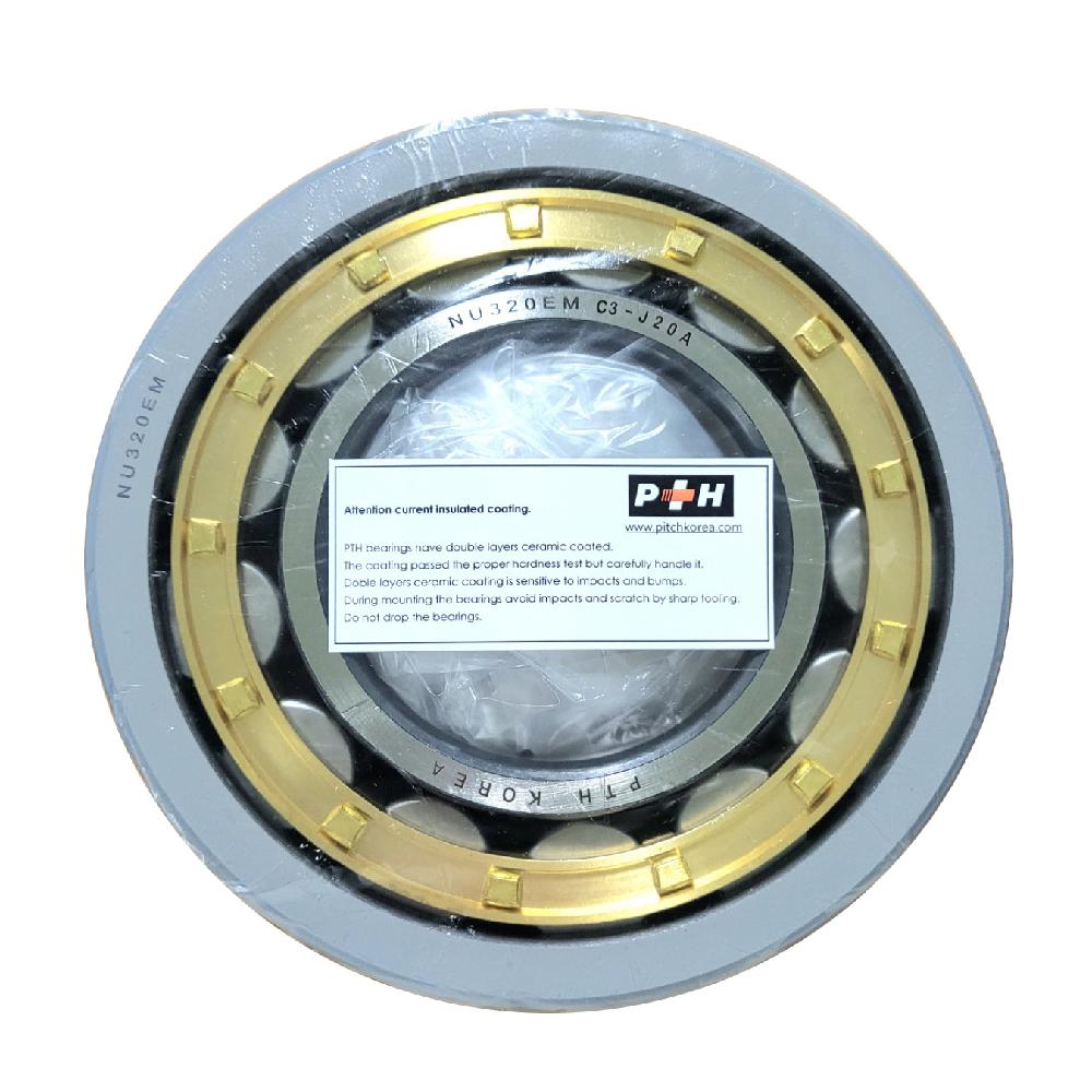 NU320-E-M1-C3-J20A INSULATED CYLINDRICAL ROLLER BEARING