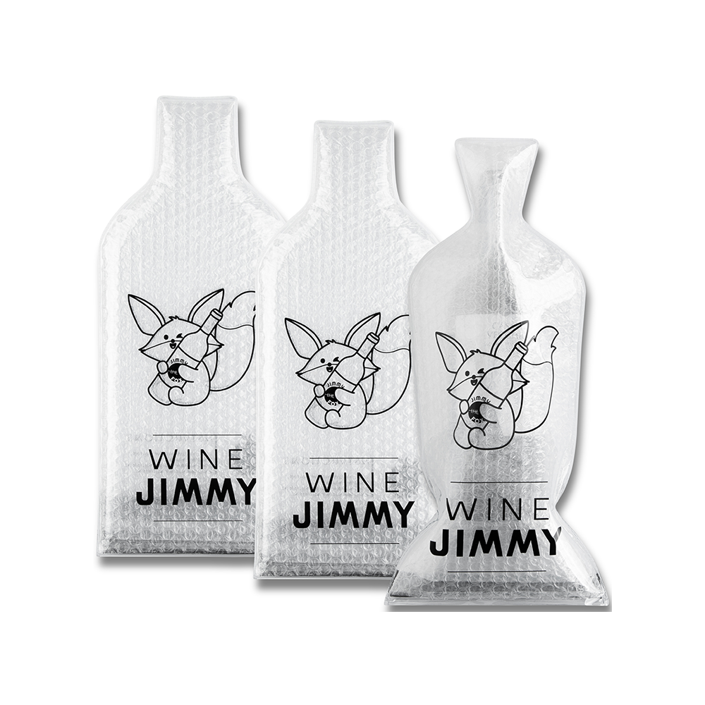 Wine Jimmy (1set 3pcs) | Reusable Wine Travel Protector Sleeves for Glass Bottles
