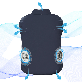 detail image2 XYLO Cooling Fan Vest JCX-1P