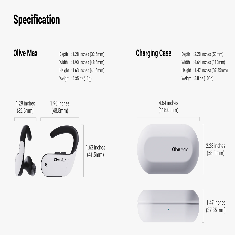 Olive Max  Hearing Aid