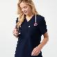 detail image5 Women's-Single-Pocket-Scrub-Top-Eco-Navy